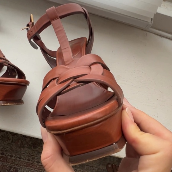 Saint Laurent Tribute Sandals - Picture 10 of 16